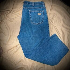 Men’s Realtree Blue Denim Jeans Approx 38x28 Straight Leg Classic Fit